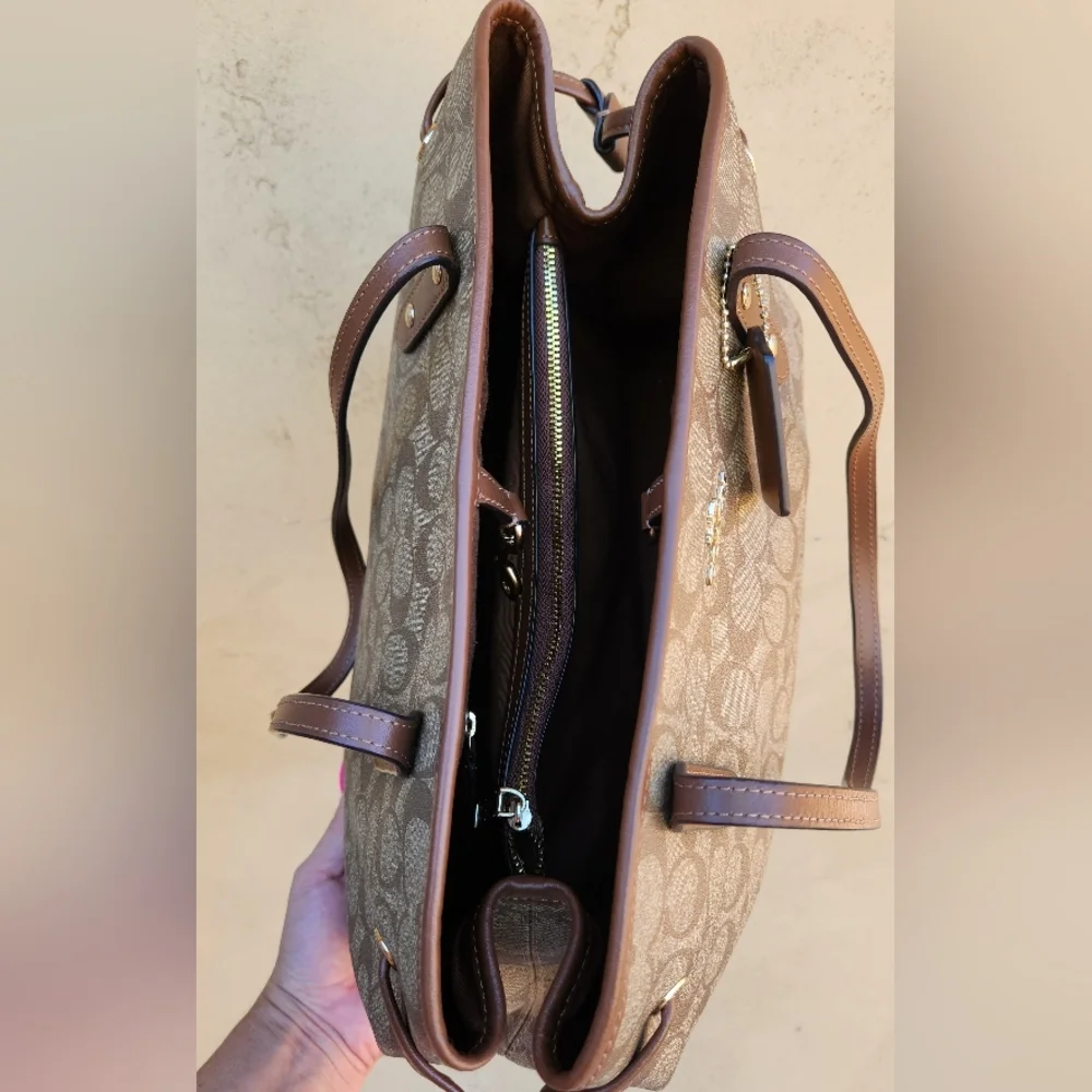 Coach Drawstring Carryall in Signature Canvas